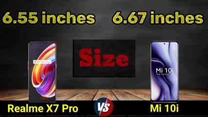 Realme X7 Pro vs Mi 10i | Comparison