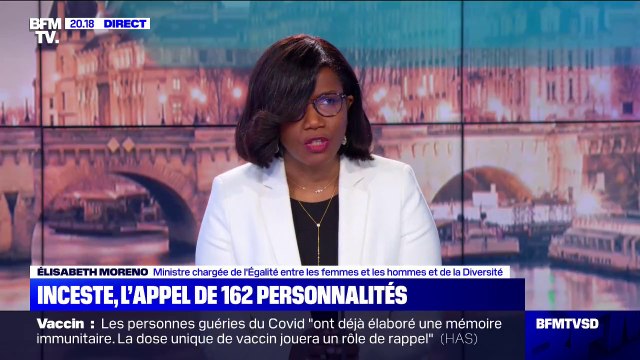 Elisabeth Moreno sur les violences sexuelles: Il n'est même pas question de consentement lorsque l'on parle d'inceste