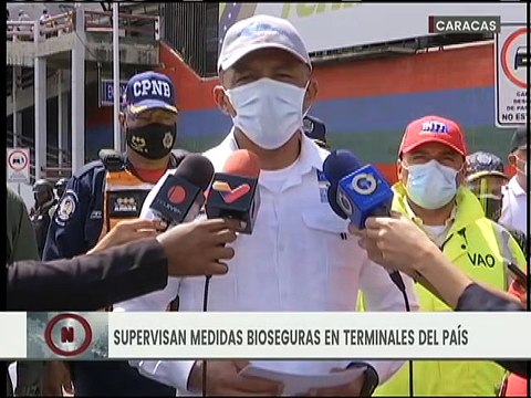Carnavales 2021: Supervisan cumplimiento de medidas de bioseguridad en todos los terminales del país