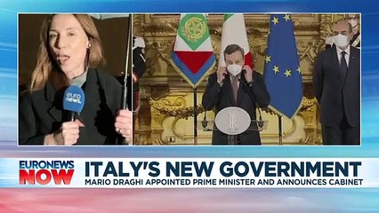Italy politics: Former ECB chief Mario Draghi sworn in as prime minister