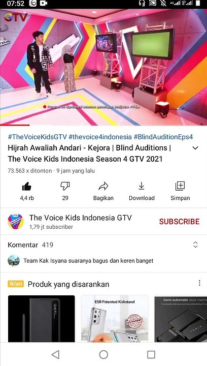 LAGU LESTI KEJORA DIBAWAKAN DI THE VOICE INDONESIA