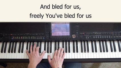 Christ is Risen - piano instrumental cover with lyrics