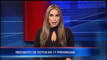CNE aprobó recuento del 100% de actas electorales en Guayas y el 50% en otras 16 provincias
