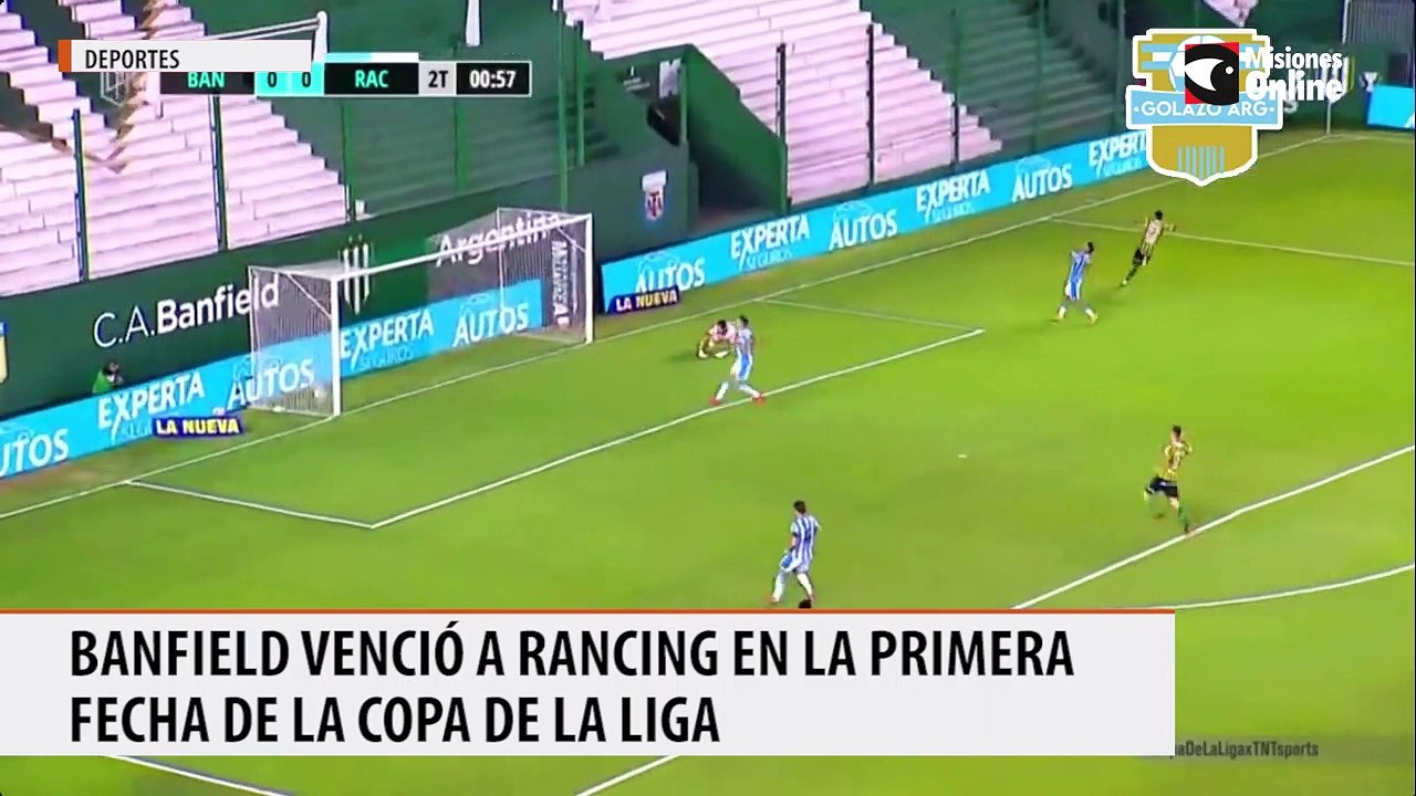 Banfield venció a Racing por la primera fecha de la copa de la liga