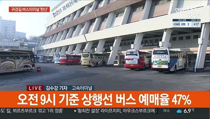 설 연휴 셋째날 귀경길…오전 버스터미널 '한산'