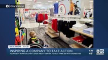 Young boy inspires company to take action