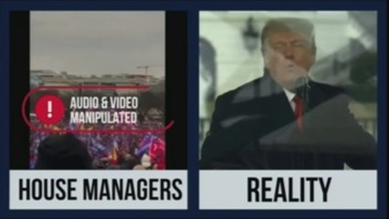 Defensa de Trump redibuja asalto al Capitolio con relato manipulado de hechos