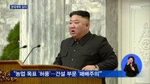 김정은, 한 달 만에 경제부장도 경질…당 전원회의 종료