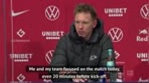 Nagelsmann disappointed with Bayern's handling of Upamecano announcement