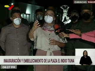 Inaugurada embellecida plaza El Indio Tiuna en Caracas