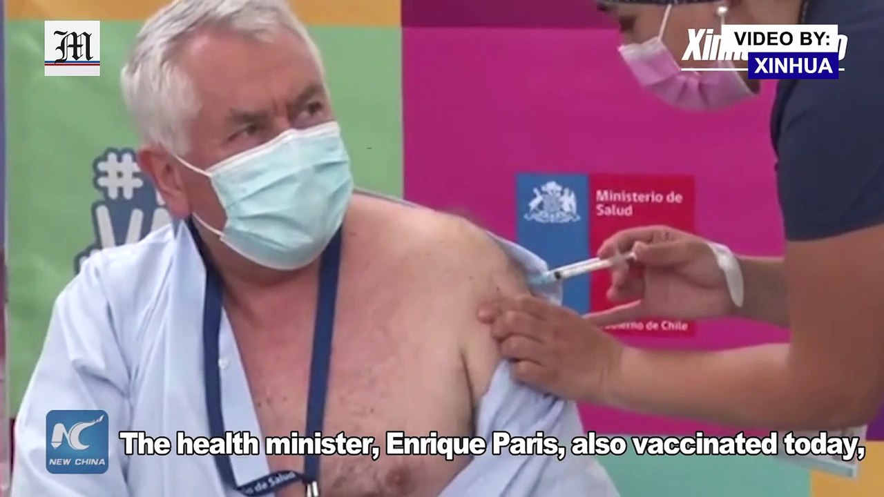 Chilean president receives Chinese COVID 19 vaccine shot