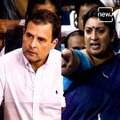 Watch: When Smriti Irani Shaded Rahul Gandhi Without Taking His Name