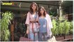 Shilpa Shetty and Shamita Shetty twinning in co-ords spotted at Farmer’s cafe | SpotboyE