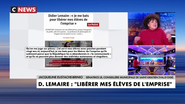 Jacqueline Eustache-Brinio : «Il va falloir que les élus prennent leur place là-dedans»