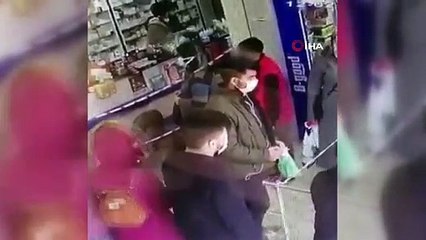Sağlık ocağında takip ettiği kadının eczanede cep telefonunu böyle çaldı