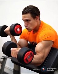 how to build biseps with dumbells and barbell effective