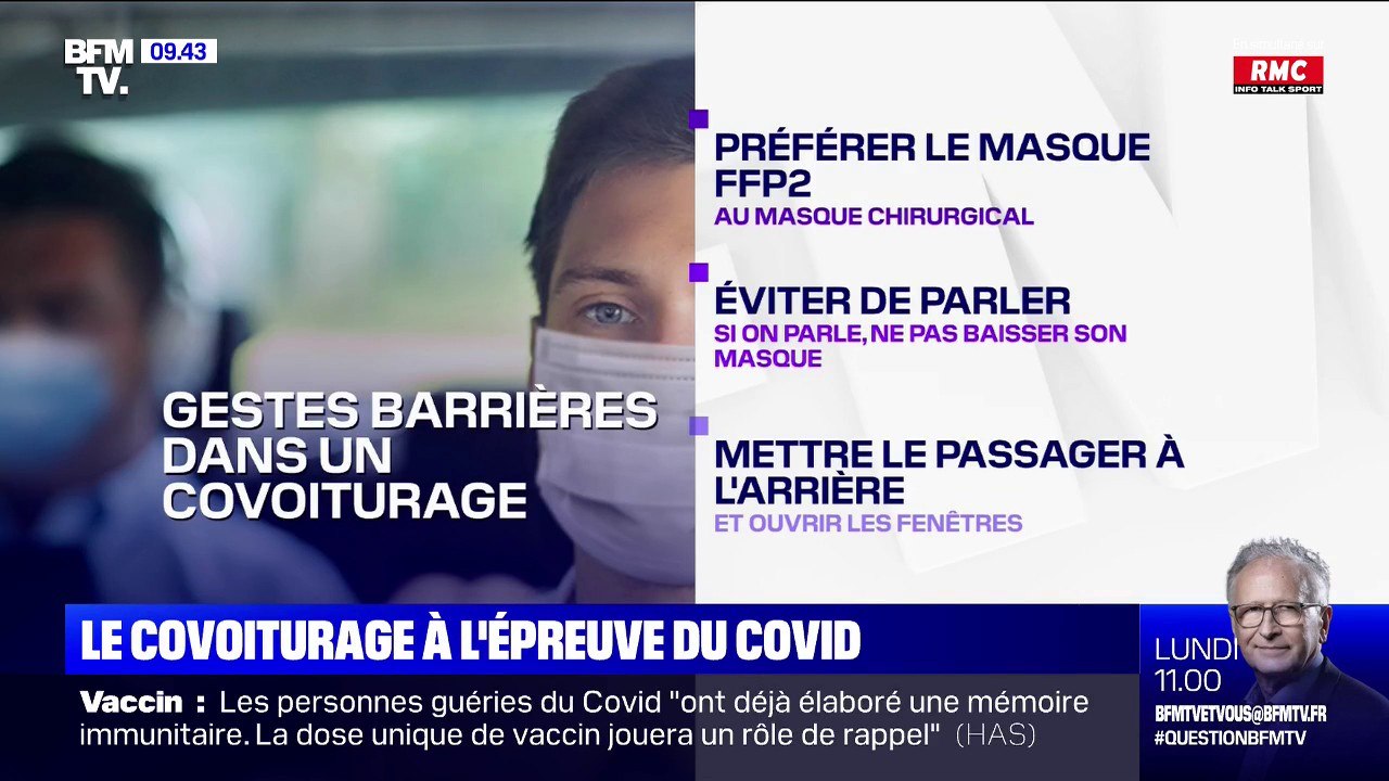 Covid-19: le covoiturage, source de contaminations ?
