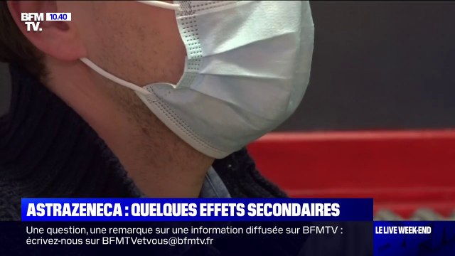 Quels sont les effets secondaires du vaccin AstraZeneca constatés chez certains soignants ?