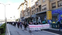 Manifestación en Pamplona en defensa del sistema público de pensiones
