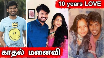 Vj Rakshan First Time Reveals his WIFE picture | Sharanya Rakshan Cook With Comali