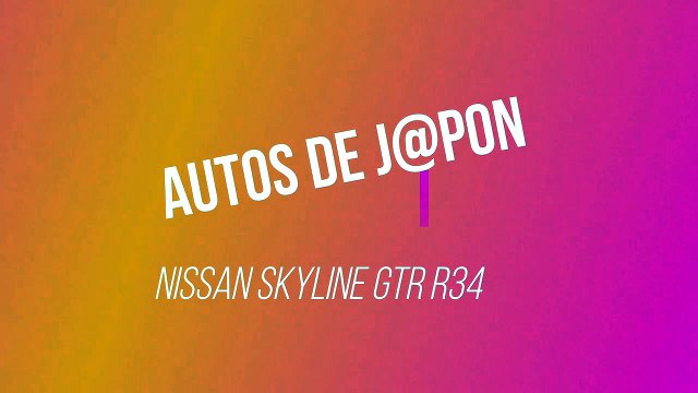 NISSAN SKYLINE GTR R34. Comercial TV japonesa