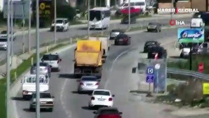 Trafikte makas atan sürücüyü KGYS yakaladı