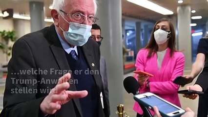 Diese Frage an Trump-Anwälte brennt Bernie Sanders auf den Nägeln