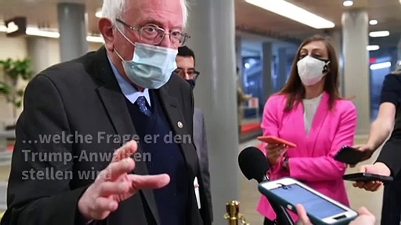 Diese Frage an Trump-Anwälte brennt Bernie Sanders auf den Nägeln