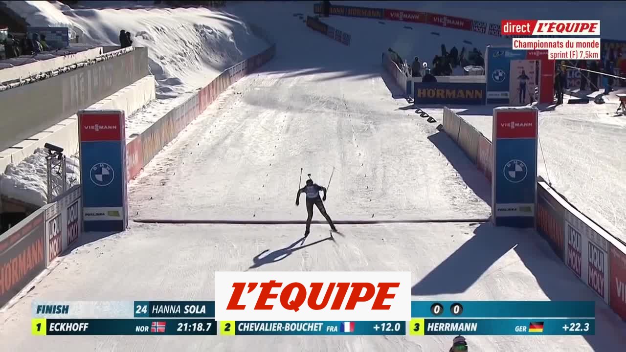 Anaïs Chevalier-Bouchet en argent sur le sprint - Biathlon - Mondiaux (F)