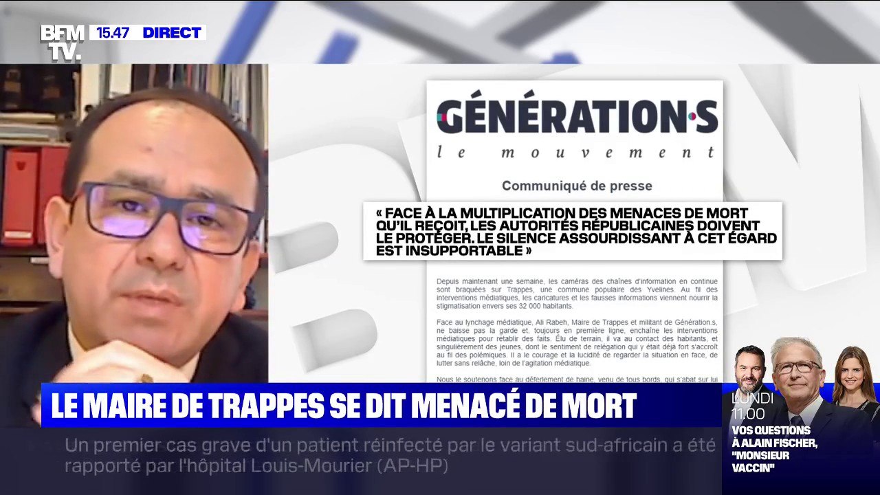Roberto Romero (Génération.s): "Depuis cette nuit, le maire de Trappes a une protection rapprochée"