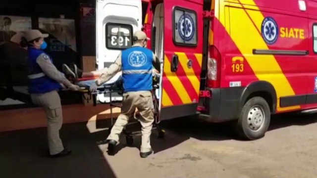 Após sofrer queda de moto na Região do Lago, motociclista é socorrido pelo Corpo de Bombeiros