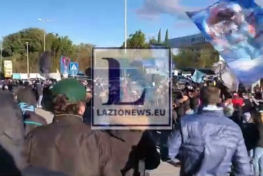 I tifosi a Formello alla vigilia di Inter Lazio