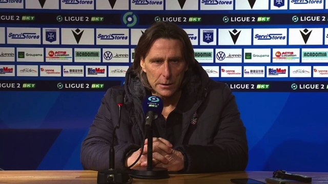 Auxerre-Guingamp (1-1) | Ligue 2 BKT - J25 | La réaction de Fred Bompard après AJA-EAG