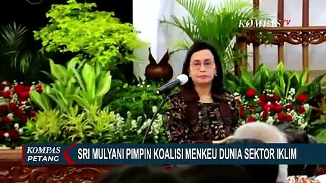 Sri Mulyani Pimpin Koalisi Menkeu Dunia Sektor Iklim