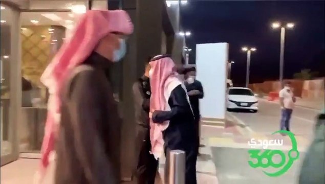 ️ جانب من مغادرة نادي الهلال إلى أبها استعداداً لمواجهة ضمك ضمك الهلال