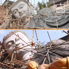 Tallest Reclining Buddha Underway In Kolkata