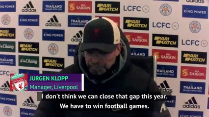 Скачать видео: Klopp concedes league title after Leicester defeat