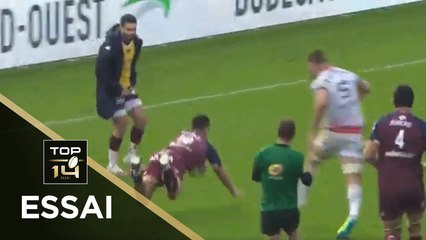 TOP 14 - Essai de Benjamin BOTICA (UBB) - Bordeaux-Bègles - Paris - J16 - Saison 2020/2021