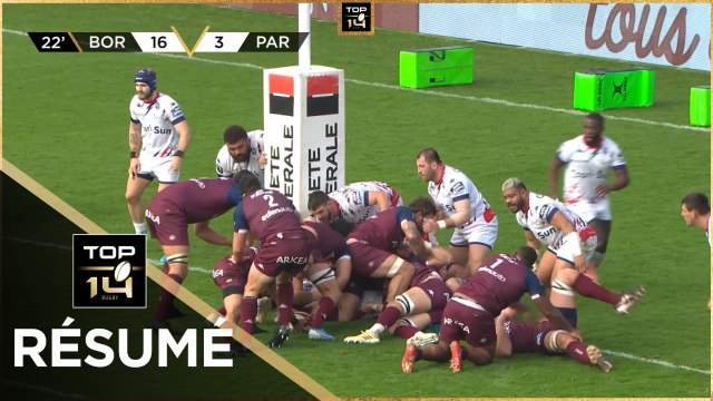TOP 14 - Résumé Union Bordeaux-Bègles-Stade Français Paris: 44-6 - J16 - Saison 2020/2021