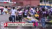 Santa Cruz: largas filas de vehículos se observan en las trancas a horas del Carnaval