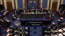El Senado absuelve al expresidente Donald Trump de incitar a los disturbios en el Capitolio de EEUU
