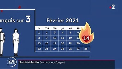Saint-Valentin : l'amour en chiffres