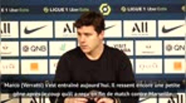 25e j. - Pochettino espère que Verratti sera de retour contre le Barça