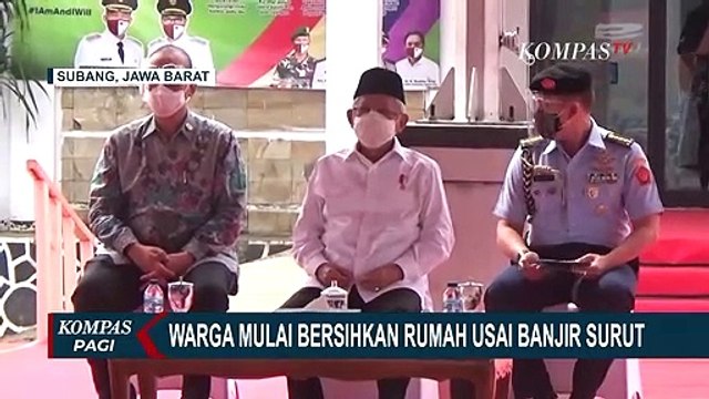 Wapres Kunjungi Korban Banjir Subang, Wagub Jawa Barat Sebut Banjir Akibat Kerusakan Alam
