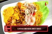 Este es el sabroso reto de comer bueno, bonito y barato