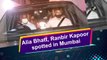 Alia Bhatt, Ranbir Kapoor spotted in Mumbai