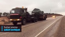 Suriye sınırına askeri sevkiyat