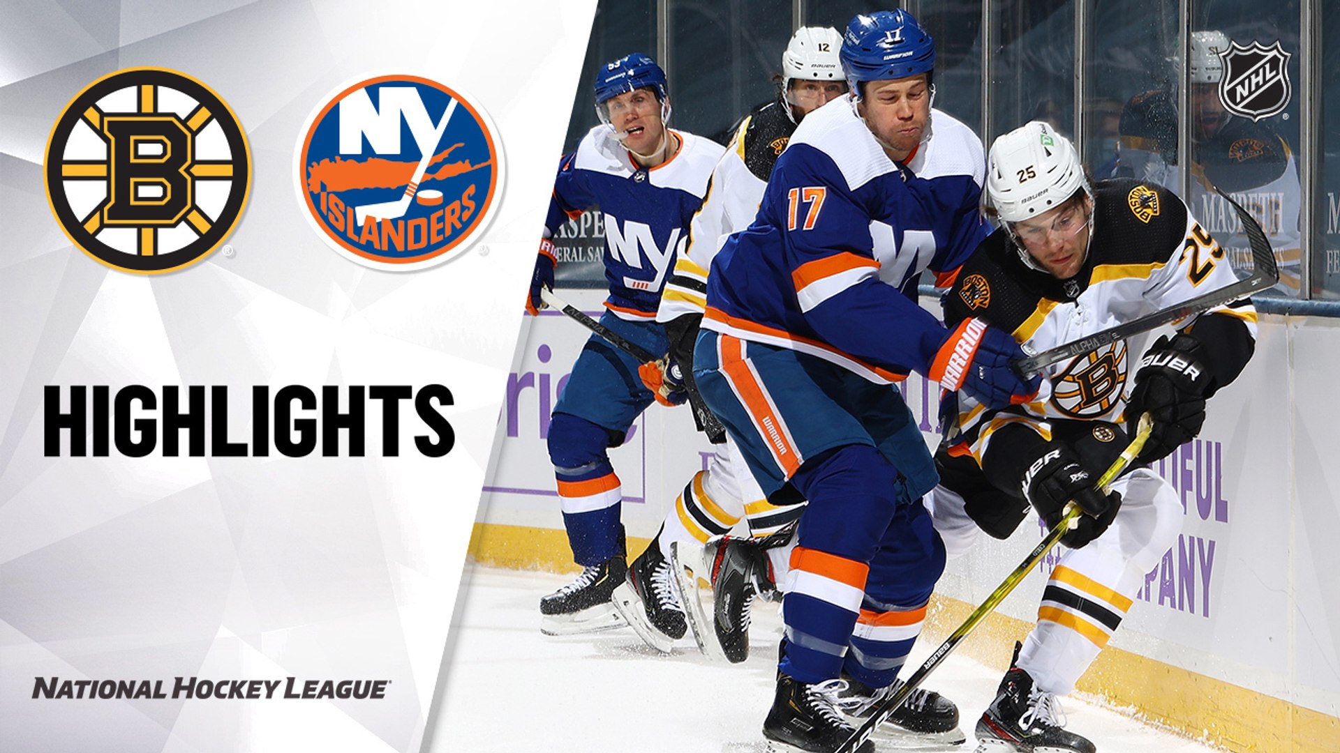 Bruins Islanders 2 13 21 Nhl Highlights Video Dailymotion
