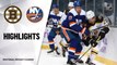 Bruins @ Islanders 2/13/21 | NHL Highlights