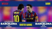 Lionel Messi equals Xavi's appearances record